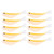 2Set Portable Artificial Simulation Double Color Soft Silicone Lure Bait Fishing Accessory6#