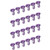 ZTTO 24PCS Alloy Steel Bicycle Brake Rotor Bolts Mountain Bike M5x10mm Disc T25 ScrewPurple