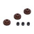 3Pcs 48DP 29T Steel Pinion Gear for 1/10 RC Car 3.175mm Shaft Brushless/Brushed Motor