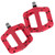 Enlee 2pcs Mountain Bike Pedals NonSlip Nylon Fiber Lightweight Bicycle Platform Flat Pedals