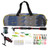2.1m Telescopic Fishing Rod Carbon Fiber Casting Rod Fishing Reel Combo Set with Fishing Line Fishing Lures Kit Accessories Carrier Bag