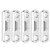 5pcs/set Stainless Steel Column Type 360° Rotary Bearing Swivels Fishing Swivels Hook Connector7#