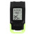 Wireless Bike Computer LCD Backlit Display Waterproof Bike Speedometer Odometer with Sensor LED Front Flashlight and Horn for Outdoor Cycling Green