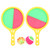 Children Stick Target Racket 2 in 1 Sucker Ball Set Handle Parent‑child Throw Catch Toy