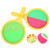 Children Stick Target Racket 2 in 1 Sucker Ball Set Handle Parent‑child Throw Catch Toy