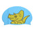 Cartoon Animal Kids Silicone Swimming Cap 3D Ear Protection Swim Cap for Short Long Hair Boys GirlsBlue Dinosaur