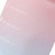 Straw Lid Water Bottle Gradient Color Large Capacity Portable Handle Leakproof Sports Water Bottle Pink 2000ML