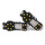 Snow Antiskid Spikes Grips Mountain Climbing Footwear Ice Traction Cleats (M)