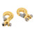 2PCS RC Trailer Hook Lightweight Aluminum Alloy RC Winch Hook for SCX10 D90 1/10 RC Cars Upgrade Parts Gold