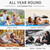 Portable Beach Mat Sand Free Waterproof Beach Blanket Oversized Picnic Blankets Outdoor Beach Mat for Camping Travel Hiking