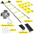 Speed Agility Training Kit Agility Ladder Football Ladder with 12-Rung with 12 Cones and 4 Stakes Football Training Equipment Speed Agility Training Kit for Football Basketball Baseball Hockey