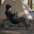 Outdoor Folding Chair Ergonomic Design Portable Camping Chair for Backpacking Hiking Beach Travel Picnic Black
