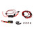 30A RC Brushed ESC Kit with 050 50T Brushed Motor 2 White 2 Red LED Headlights RC Car Boat Modification Kit