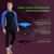 3mm Neoprene Wetsuit for Men Back Zip Full Body Diving Suit for Snorkeling Surfing Scuba Diving Swimming