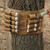 Outdoor Spice Bottle Bag Foldable 9 Pockets Portable Canvas Seasoning Jar Holder for Camping BBQ Picnic Khaki