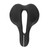 Bike Saddle Shock Absorbing Comfort PU Microfiber Leather Mountain Bike Seat for Road Bike Riding Black White