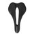 Bike Saddle Shock Absorbing Comfort PU Microfiber Leather Mountain Bike Seat for Road Bike Riding Black White