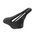 Bike Saddle Shock Absorbing Comfort PU Microfiber Leather Mountain Bike Seat for Road Bike Riding Black White