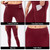 2pcs Women High Waisted Yoga Leggings Fleece Workout Pants Warm Yoga Pants with Pockets