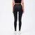 2pcs Women High Waisted Yoga Leggings Fleece Workout Pants Warm Yoga Pants with Pockets