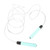 Luminous Jump Rope Lightweight Ergonomic RGB LED Light Up Skipping Rope for Kids Adults Fitness Gym Green