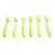 6 PCS Fishing Soft Lures Swing Tail Loach Lures Soft Fishing Bait 10cm 6g Double Color