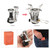 Mini Backpacking Canister Stove Burners Camping Outdoor Cooking Foldable Hiking Supply Butane Propane Canister Compatible