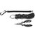 Fishing Plier Multipurpose Portable Fishing Pliers Fish Grips with Lanyard and SheathBlack