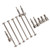 RC CVD Drive Shaft Kit Upgrade Part Metal with Joint Cup Dog Bone for WLtoys 144001 RC Car