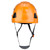 Outdoor Rescue Helmet Rock Safety Rappelling Gear Belay Device for Spelunking(orange)