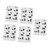 30Pcs Drum Dampener Gels Oval Shape Soft Safe Silicone Durable Easy to Use Drum Silencers for Cymbals Instruments