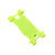 Bike Cellphone Holder Shockproof Anti fall Silicone Bicycle Handlebar Mount Bracket (Green)