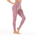 Women Workout Leggings High Waist Hip Lifting Breathable Comfortable Sports Leggings Wine Red S