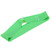 Resistance Band Durable Elastic Resilient Safe Ecofriendly Exercise Loop for Yoga Pilates Physical Therapy(Green )