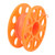 Diving Spool Plastic Prevent Winding Lightweight Diving Finger Reel with Copper Snap Clip for Cave Dive Fishing 59.0ftOrange