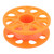 Diving Spool Plastic Prevent Winding Lightweight Diving Finger Reel with Copper Snap Clip for Cave Dive Fishing 59.0ftOrange