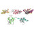 50PCS Ice Fishing Jigs High Carbon Steel Metal Portable Jig Heads Bait Kit for Fishing Mixing Color
