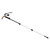 3 Section Retractable Hiking Stick Aluminum Alloy Mountaineering Balance Pole for Outdoor Black Green