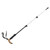 3 Section Retractable Hiking Stick Aluminum Alloy Mountaineering Balance Pole for Outdoor Black Green