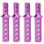 4Pcs Aluminium Alloy RC Shell Column Replacement Fit for HSP 94111 94108 94188 1/10 RC CarPurple