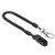 Fishing Lanyards Stretchy Coiled Retractable Safety Rope Wire with Carabiner for Fishing