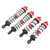 RC Front Rear Shocks Absorber Damper Aluminum Alloy RC Car Spring Shock Absorber for ARRMA 1/7 1/8 RC Cars Red