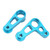 RC Steering Arm Kit Aluminum Alloy Flexible RC Steering Servo Horn Arm for Tamiya XV01 FF03 1/10 RC Car Blue