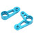 RC Steering Arm Kit Aluminum Alloy Flexible RC Steering Servo Horn Arm for Tamiya XV01 FF03 1/10 RC Car Blue