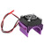 36mm Diameter Heat Sink Cooler Heat Fin for 1/10 RC Car 540/3650/3660/3670 MotorPurple