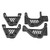 Aluminum Alloy Front Rear Shock Towers Mount Suspension Bracket for Axial SCX6 JLU 1/6 Climbing Car Upgrade Part