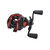 8KG Baitcasting Reel Double Seals Bearing Fishing Reel with Magnet Braking System Black Red Upgrade 7.2 Right Hand