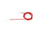 Motorcycle Brake Line Waterproof Brake Hose Steel Bike Electric Scooter Brake Line Red for Xiaomi Pro
