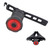 Black Aluminium Alloy Shell IPX6 Waterproof Bike Smart Brake Taillight Bicycle USB Charging Warning Tail Light Cycling AccessorySmart Brake Taillight