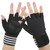 Unisex Outdoor Sports Bike Cycling Breathable AntiSkid SunProof Half Finger Gloves(White M )